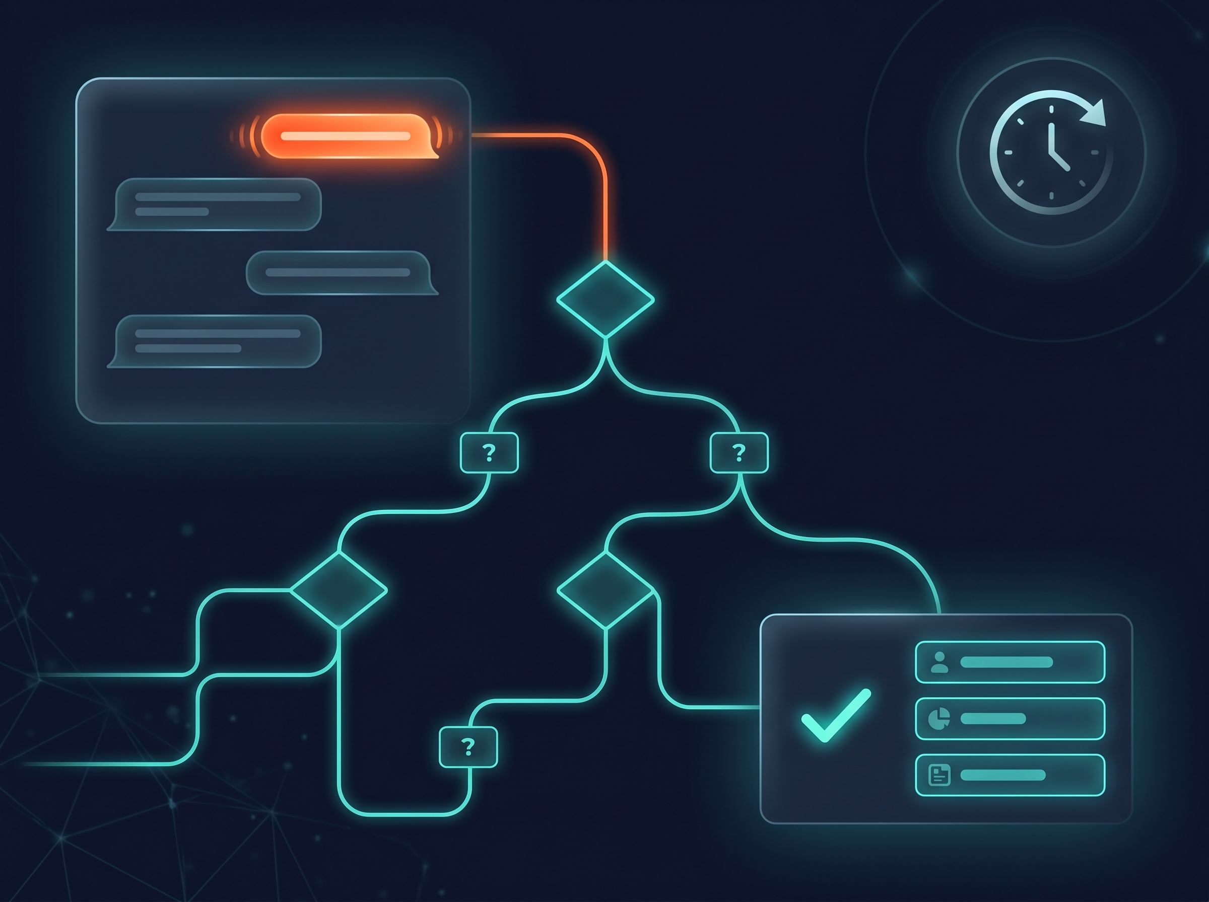 AI Assistant for Small Business, 24/7 lead qualification conversation flow with automated appointment booking