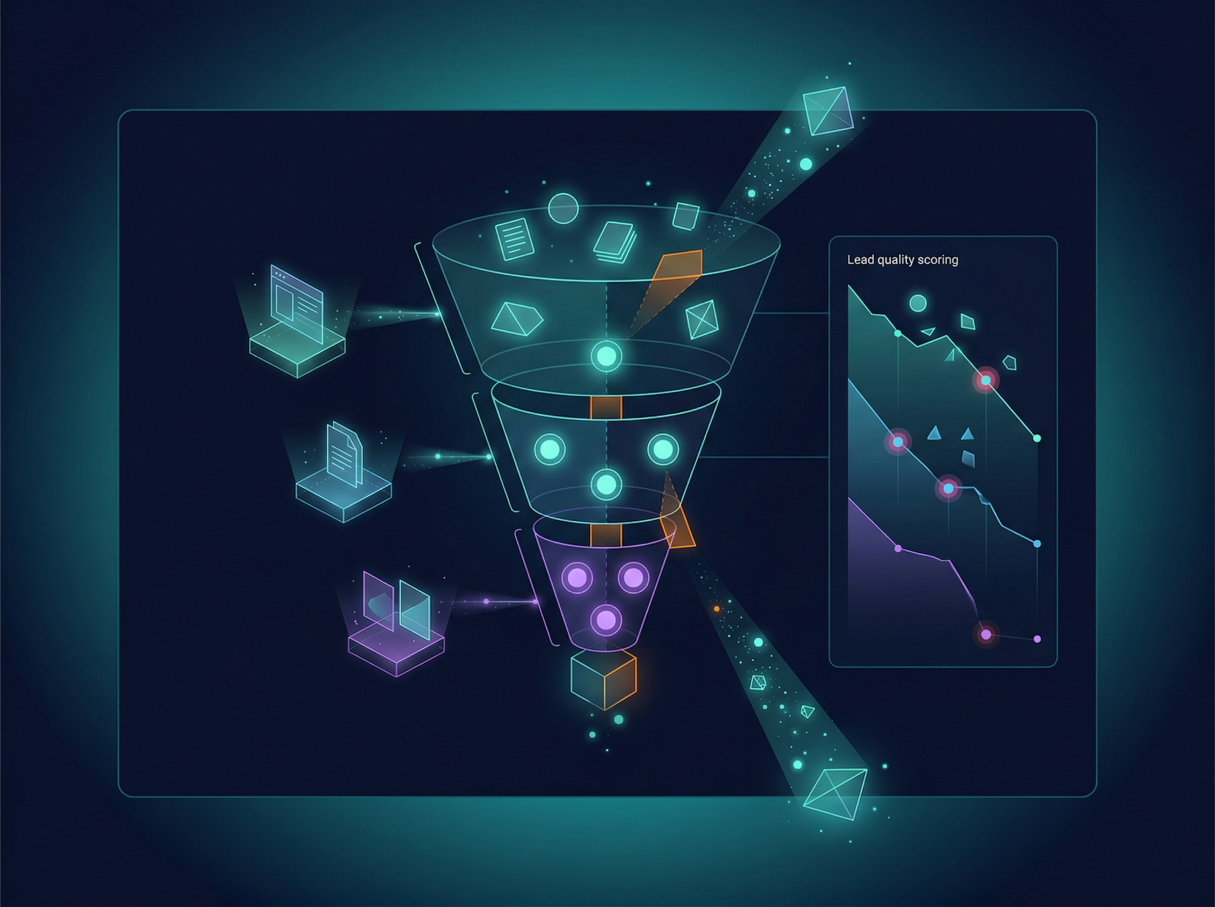 B2B SEO Audit — sales funnel analysed for content gaps across buyer journey stages