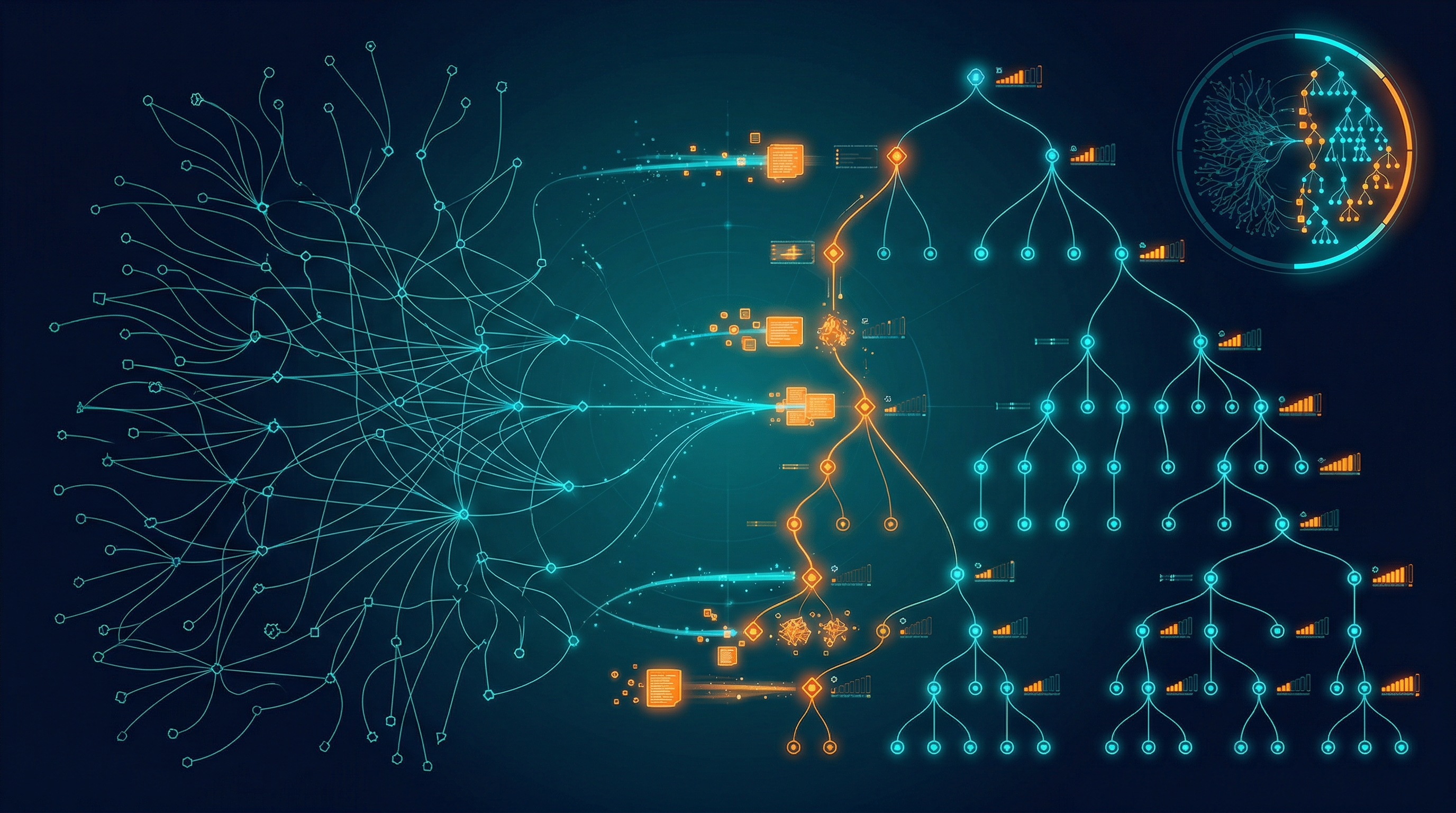 Category Page Rewriter — taxonomy tree being restructured and enhanced with fresh content