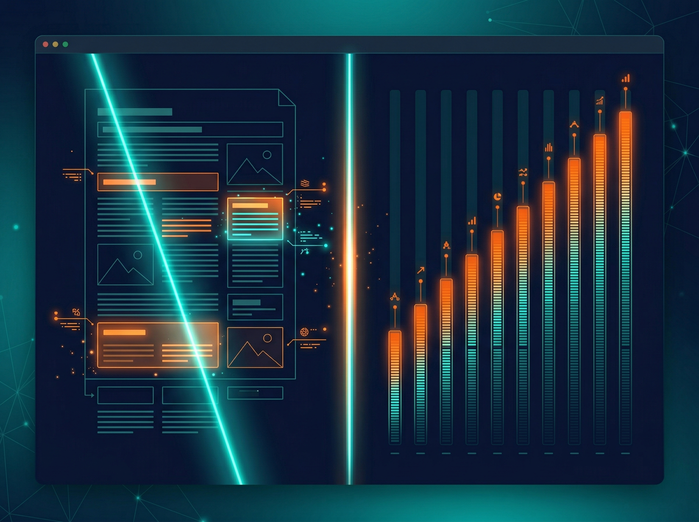 Content Optimisation Automation — AI content optimisation engine scanning and upgrading page content quality scores