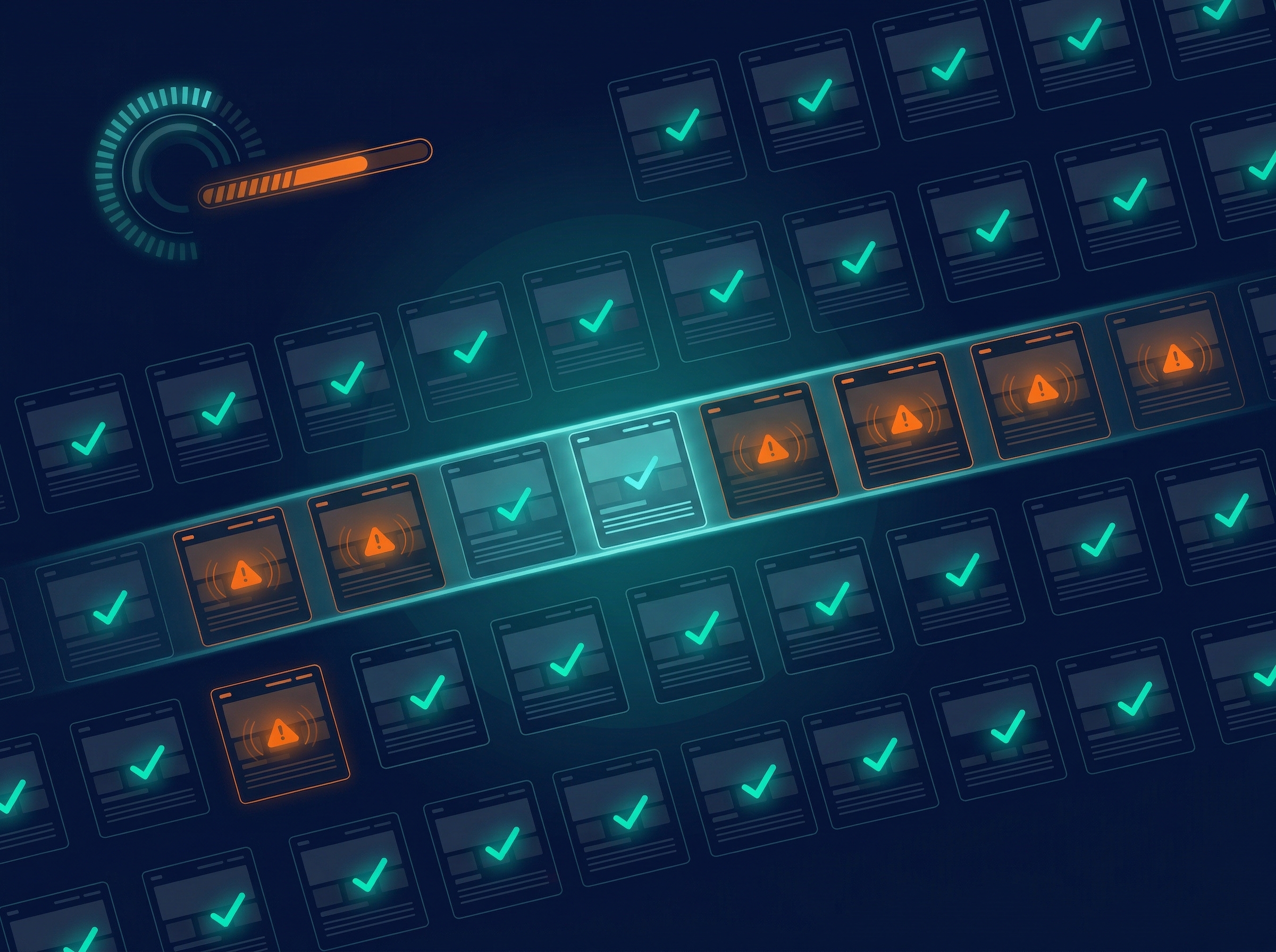 SEO QA Automation — automated QA system systematically scanning website pages for issues