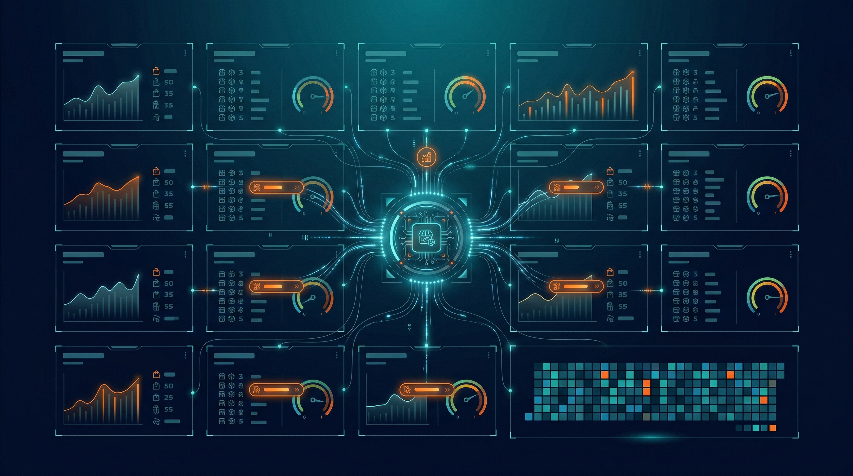 Ecommerce Agency Automation — multi-store management dashboard with centralised automation hub